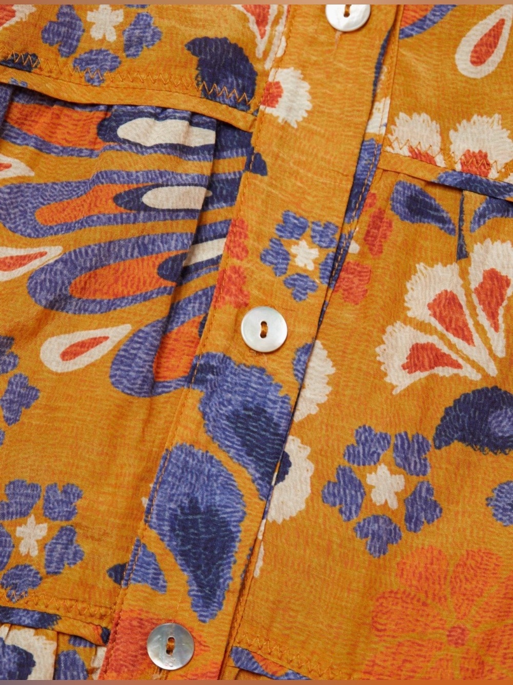 FARM Rio Pineapple Flowers Yellow Minidress - Picture 7 of 13